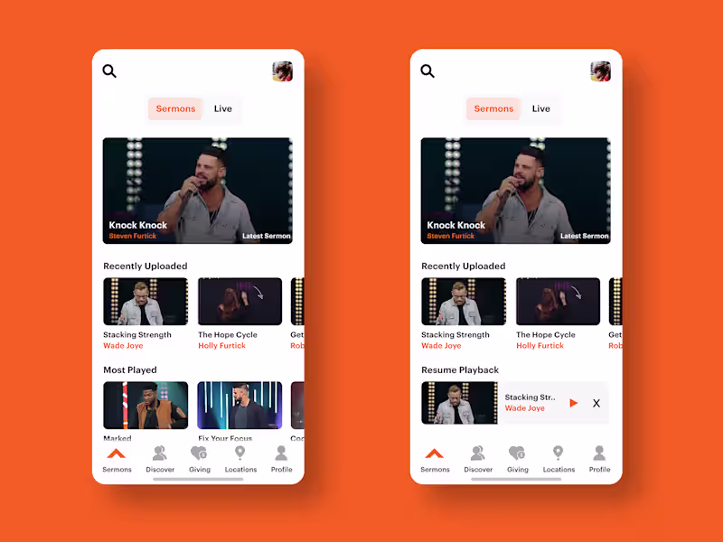 Cover image for Elevation Church Concept App