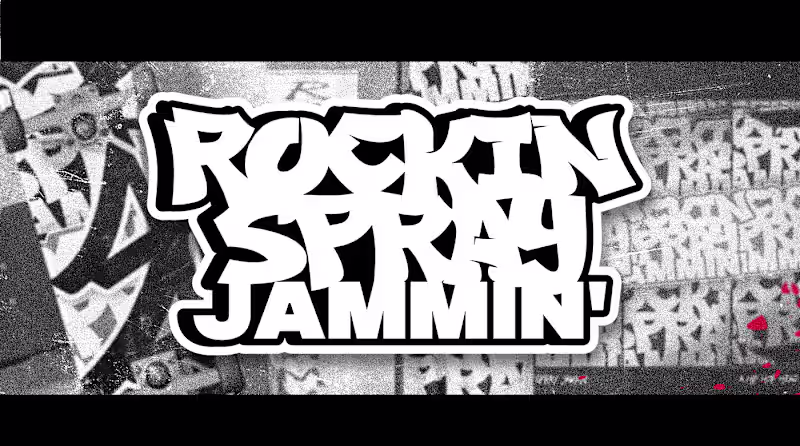 Cover image for rockin spray jammin' - visual identity