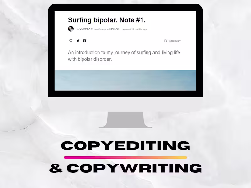 Cover image for Copyediting & Copywriting a Mental Health Article Series