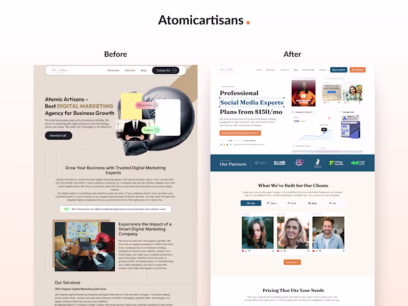 Cover image for I redesigned the Atomicartisans website