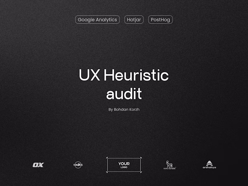 Cover image for UX Heuristic Audit of your website / app / design