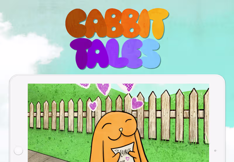 Cover image for Cabbit Tales: Children's Storybook App Design