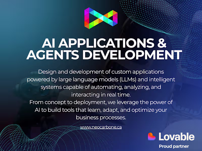 Cover image for AI Applications and Agents Development