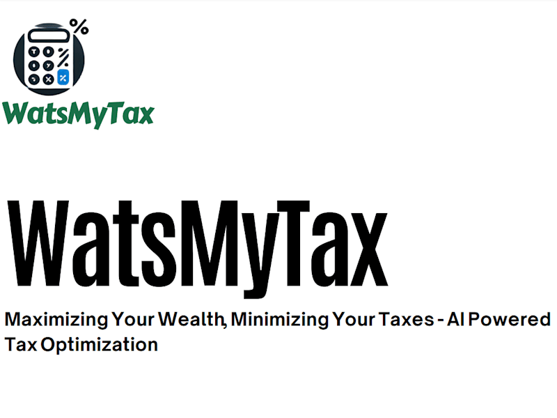 Cover image for WatsMyTax AI Law - Your Ultimate Tax Optimization Companion