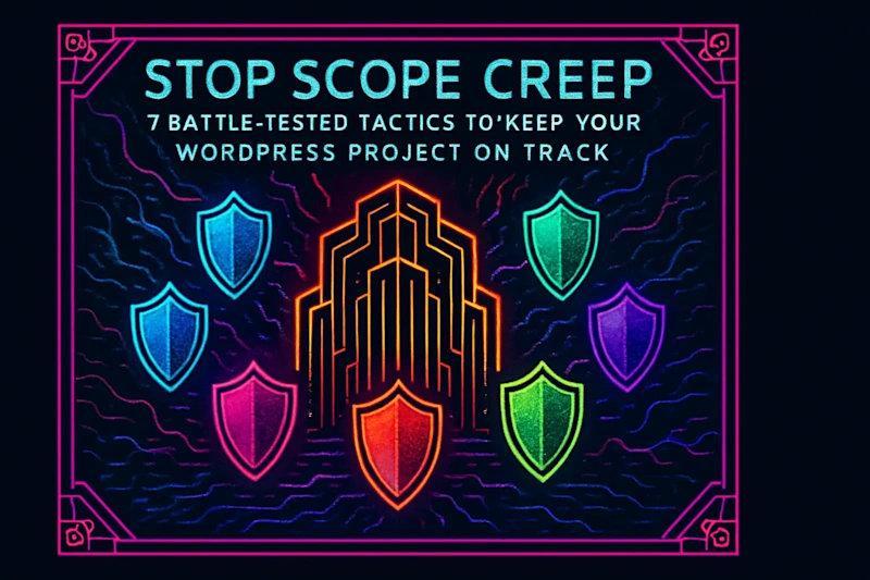 Cover image for Stop Scope Creep: 7 Battle-Tested Tactics to Keep Your WordPress Project on Track