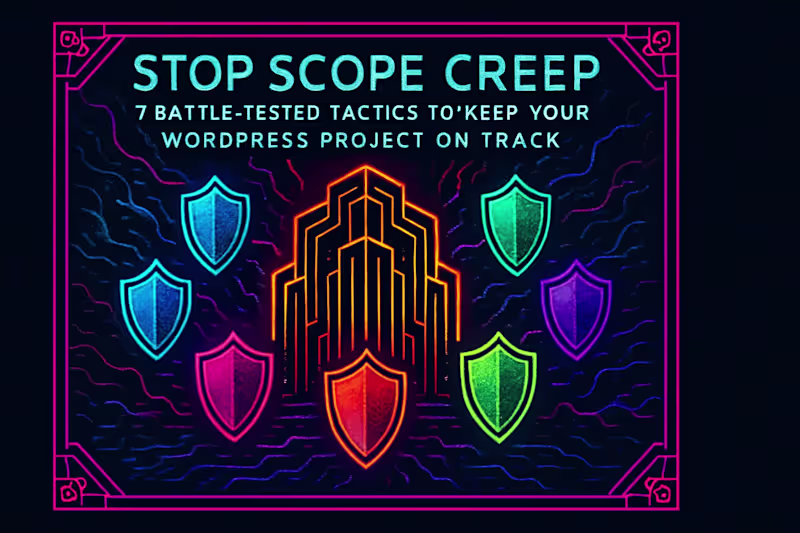 Cover image for Stop Scope Creep: 7 Battle-Tested Tactics to Keep Your WordPress Project on Track
