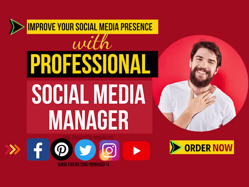 Cover image for I will do Professional Social Media Marketing, Management