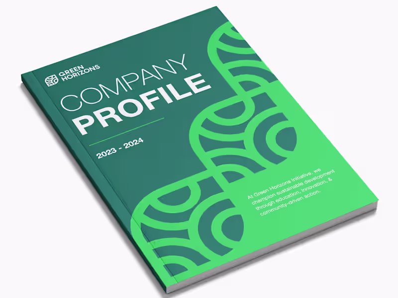 Cover image for Green Horizons Profile