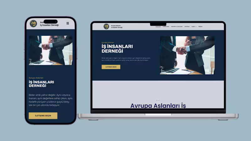 Cover image for Association website