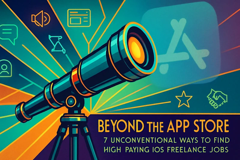 Cover image for Beyond the App Store: 7 Unconventional Ways to Find High-Paying iOS Freelance Jobs
