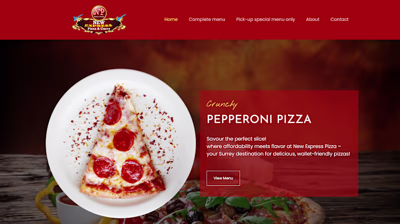 Cover image for New Express Pizza, Canada