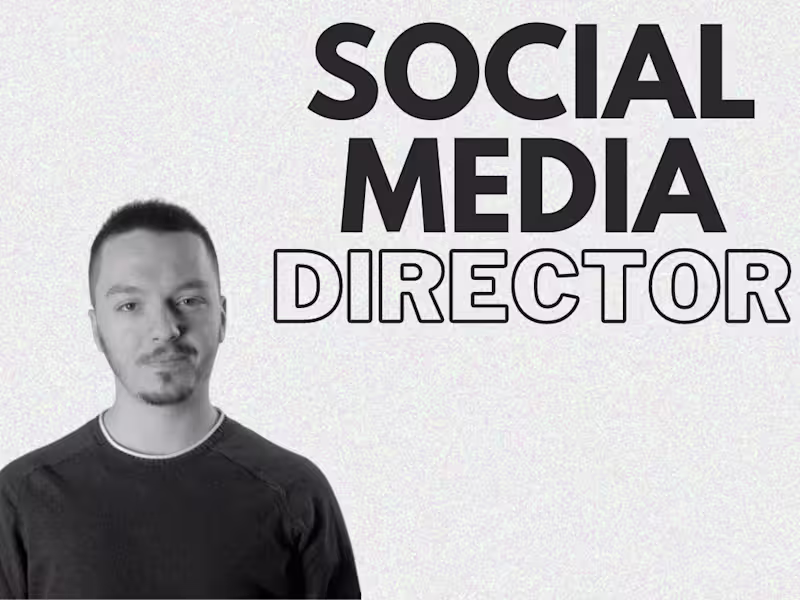 Cover image for I will be your social media manager