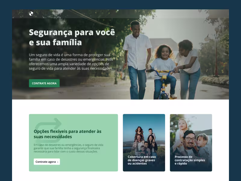 Cover image for Insurance Landing Page