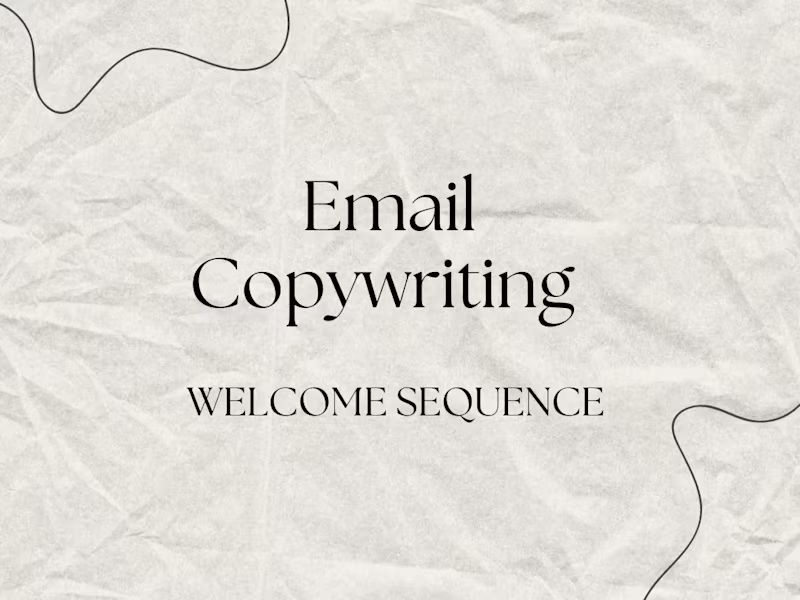 Cover image for Email Copywriting | Welcome Sequence 