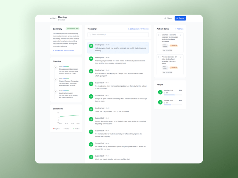Cover image for MeetPulse — AI Meeting Visualizer Development