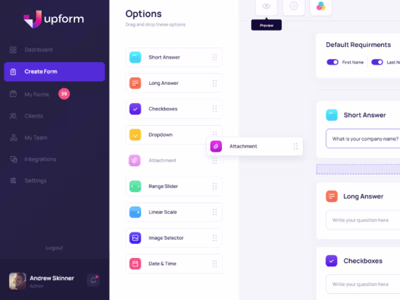 Cover image for UpForm - Best Online Form Builder