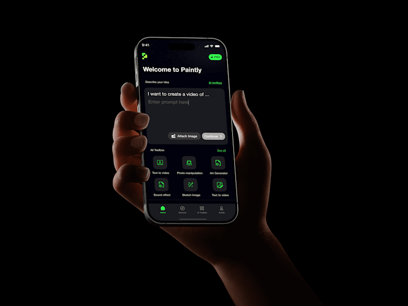 Cover image for Paintly: Ao Mobile App UI/UX Design