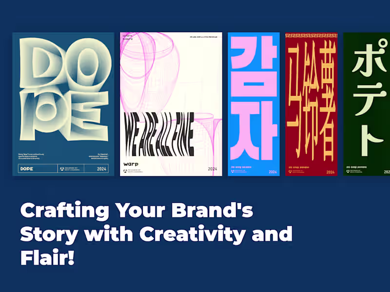 Cover image for Crafting Your Brand's Story with Creativity and Flair