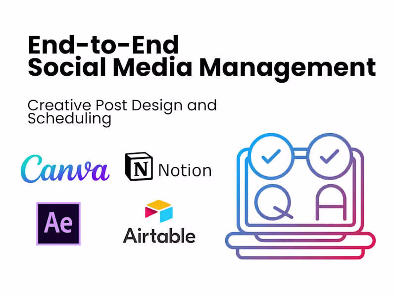 Cover image for End-to-End Social Media Management