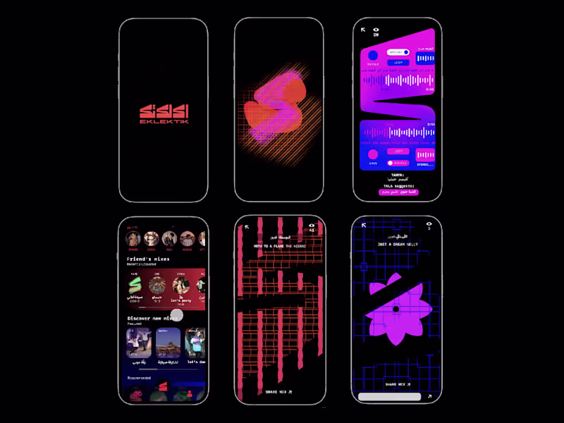 Cover image for Eklektik App design