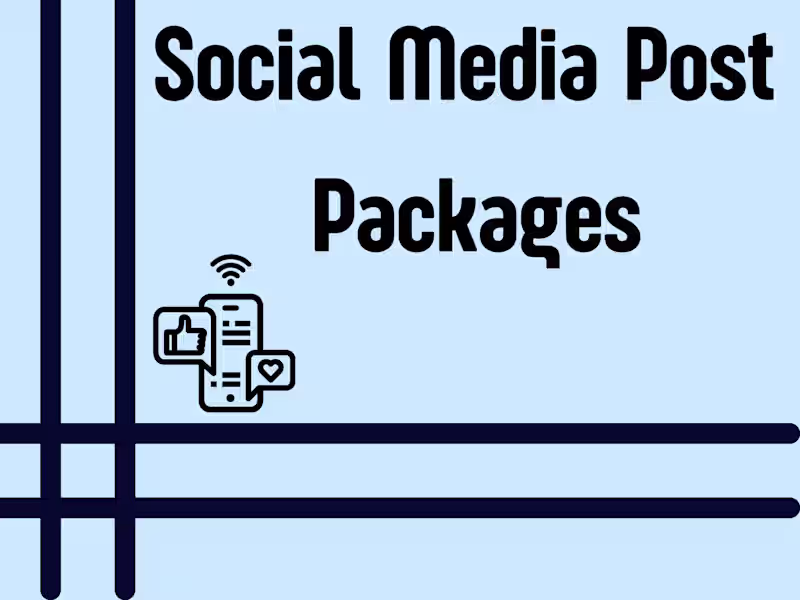 Cover image for Social Media Posts Packages (Prices vary among packages)
