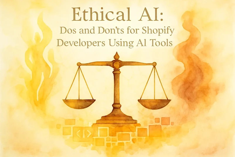 Cover image for Ethical AI: Dos and Don’ts for Shopify Developers Using AI Tools