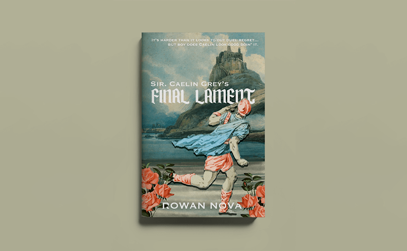 Cover image for Sir Caelin Grey's Final Lament | Book Cover Design
