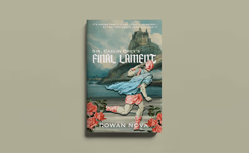 Cover image for Sir Caelin Grey's Final Lament | Book Cover Design
