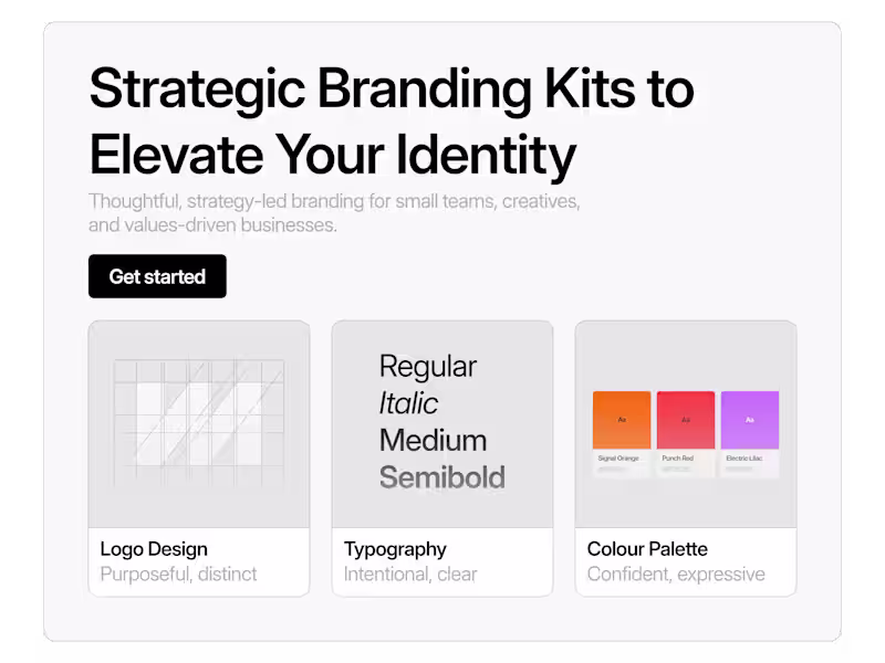Cover image for Strategic Branding Kit to Elevate Your Identity