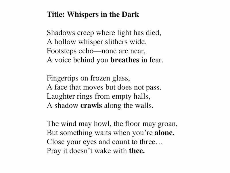 Cover image for Whispers in the Dark
