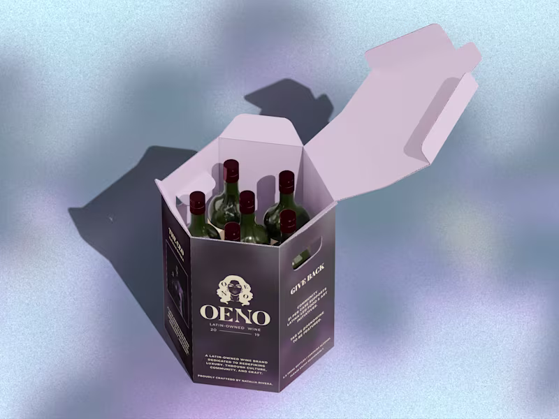 Cover image for Oeno - Branding & Packaging Design for a Latin-owned wine br...