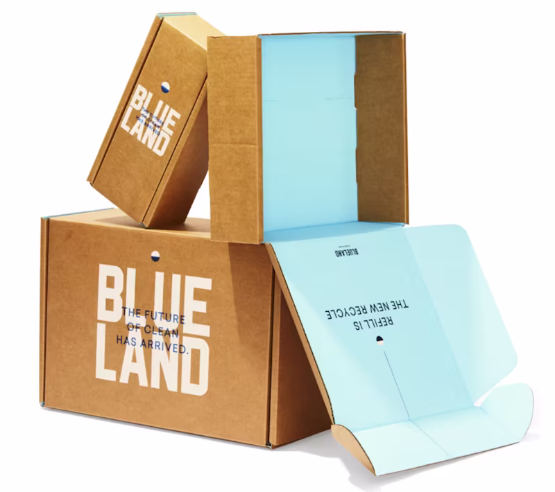Cover image for Blueland Social Media + Copy