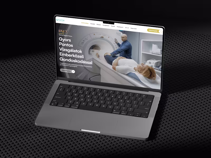 Cover image for Website Design for Caring Medical