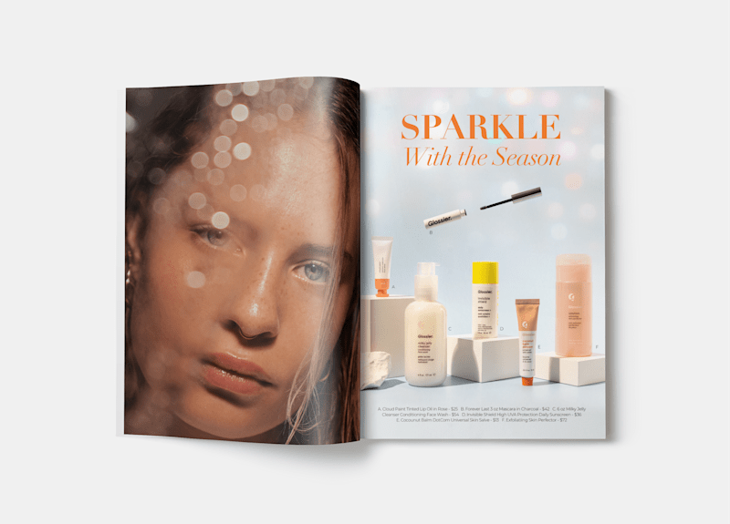 Cover image for Skincare Magazine Spread