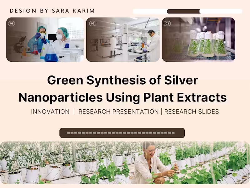 Cover image for Green synthesis of silver nanoparticles using plant extracts...
