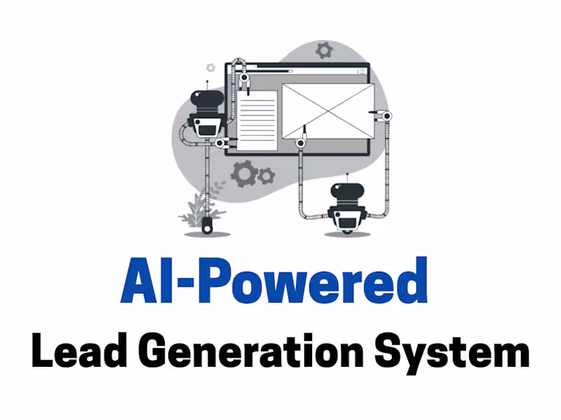 Cover image for AI-Powered Lead Generation System
