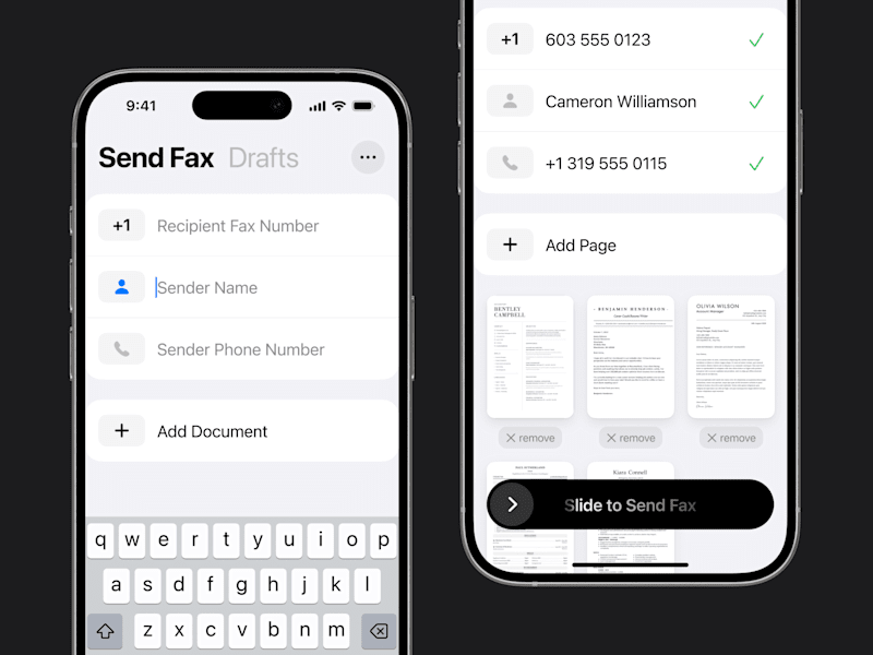 Cover image for Fax Sending App for iOS