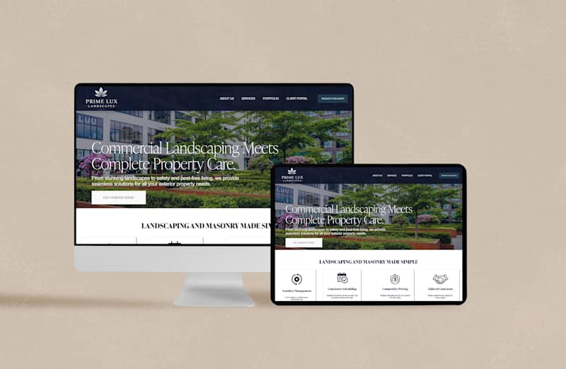 Cover image for landscaping Modern Squarespace Website Design & Development