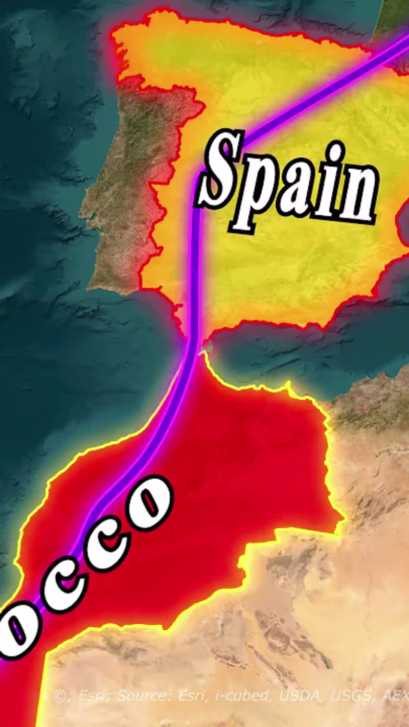 Cover image for Why Europe and Africa are not Connected #geography #maps #upsc …