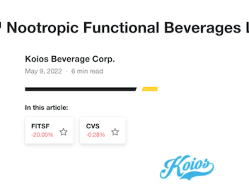 Cover image for KOIOS™ Press Release