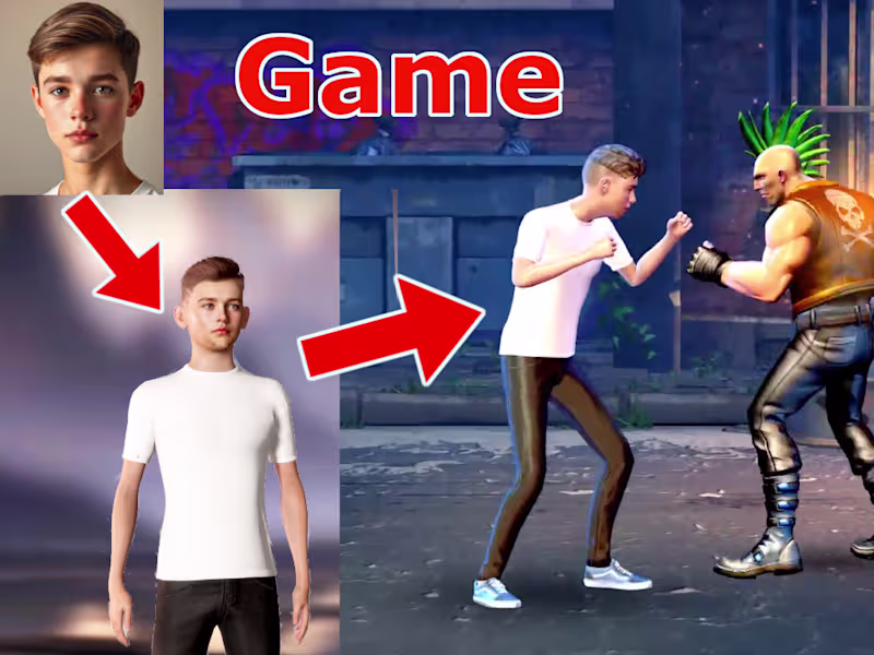 Cover image for I will develop personalized video game, custom game for you.