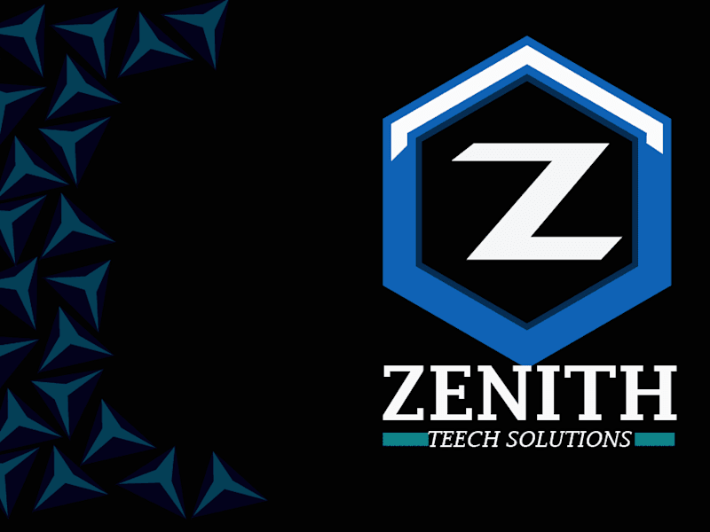 Cover image for ZENITH TECH SOLUTIONS BUSINESS CARD