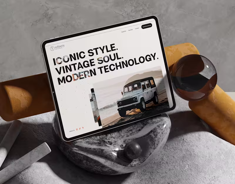 Cover image for UX/UI Website Design and Webflow for Automotive Brand