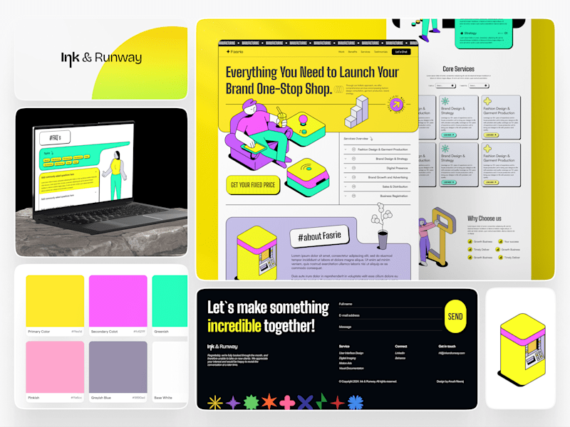 Cover image for Fashion Brand Accelerator | Web Dev + UI Design + Illustration
