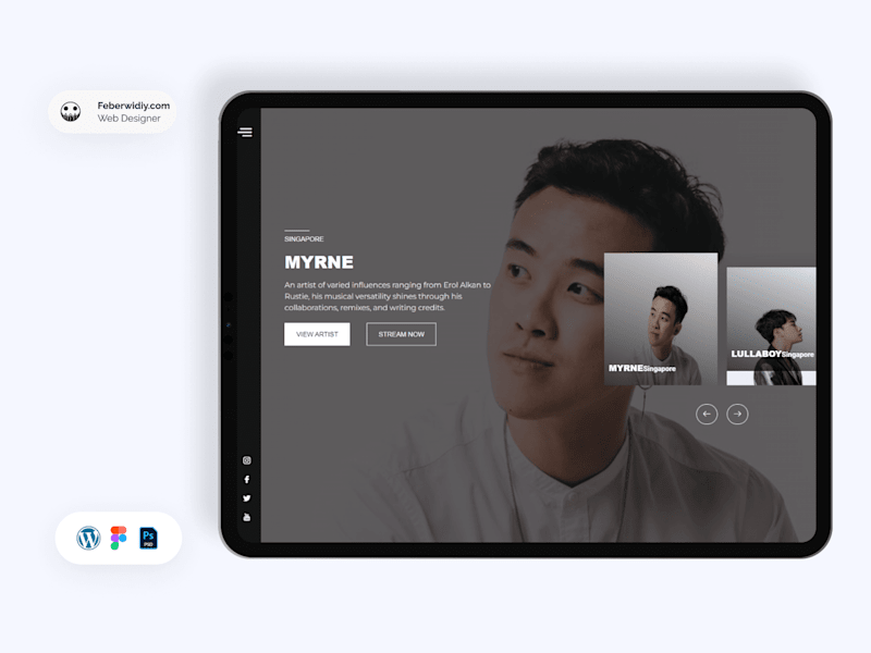 Cover image for Web Design & Development - Universal Music South East Asia