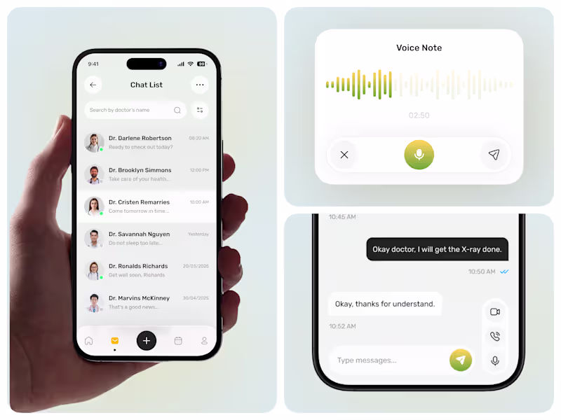 Cover image for Empowering Health Care Mobile App Chat Screen