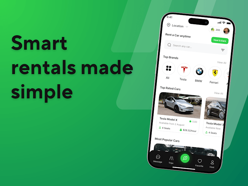 Cover image for DriveNow Car Rental App 