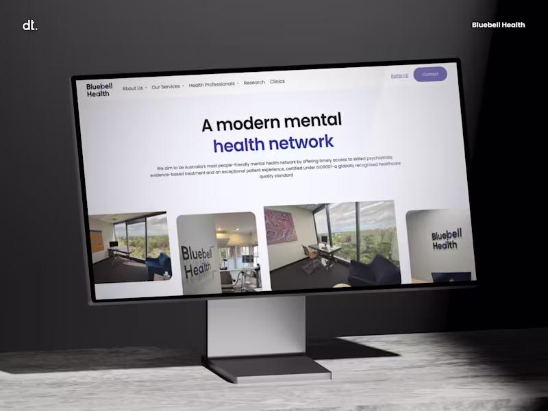 Cover image for Bluebell Health | Webflow to Framer