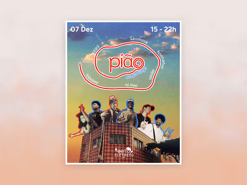 Cover image for Pião - Event brand and graphic design