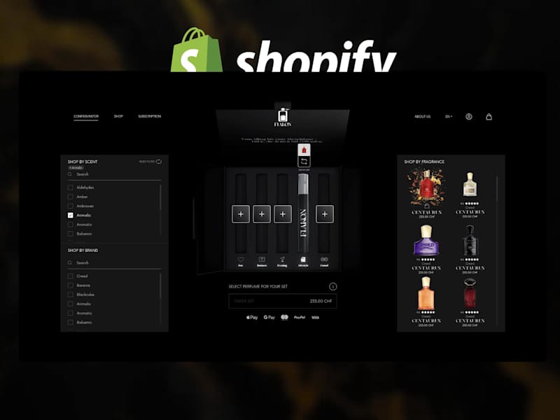 Cover image for Shopify Headless Luxury Fragrance Selector | Management